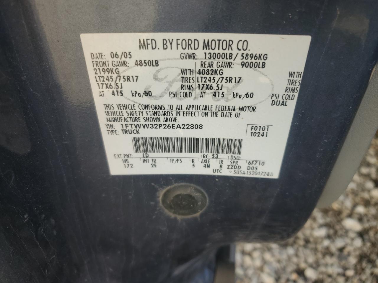 2006 Ford F350 Super Duty