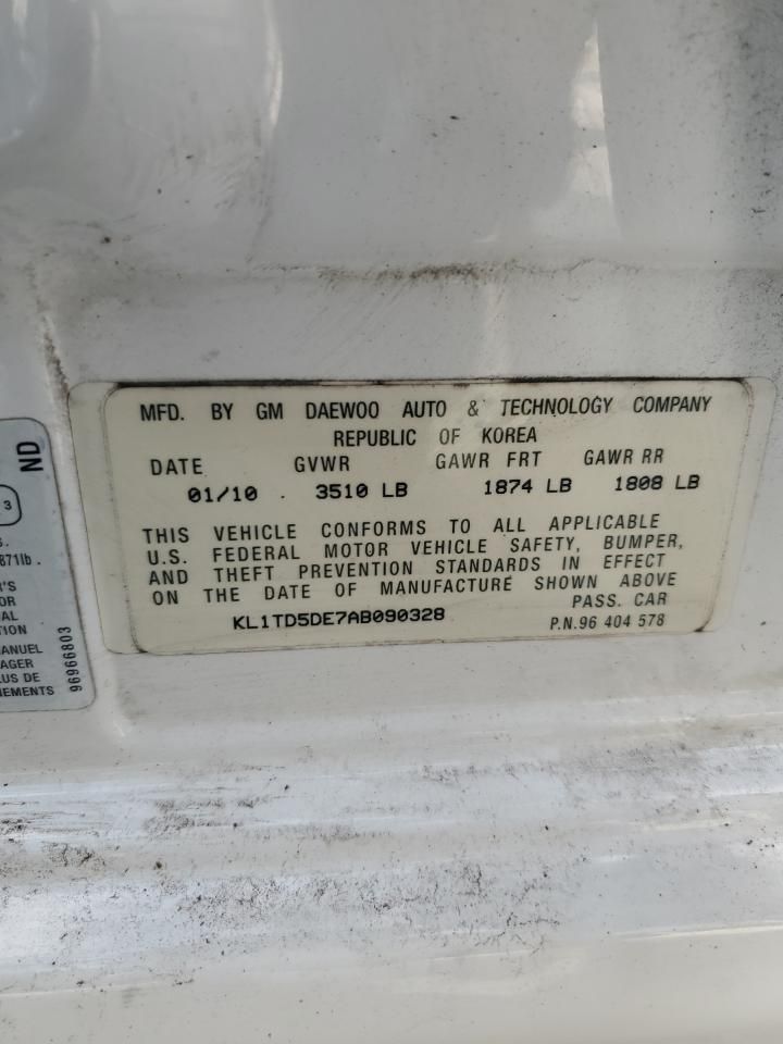 2010 Chevrolet Aveo ls