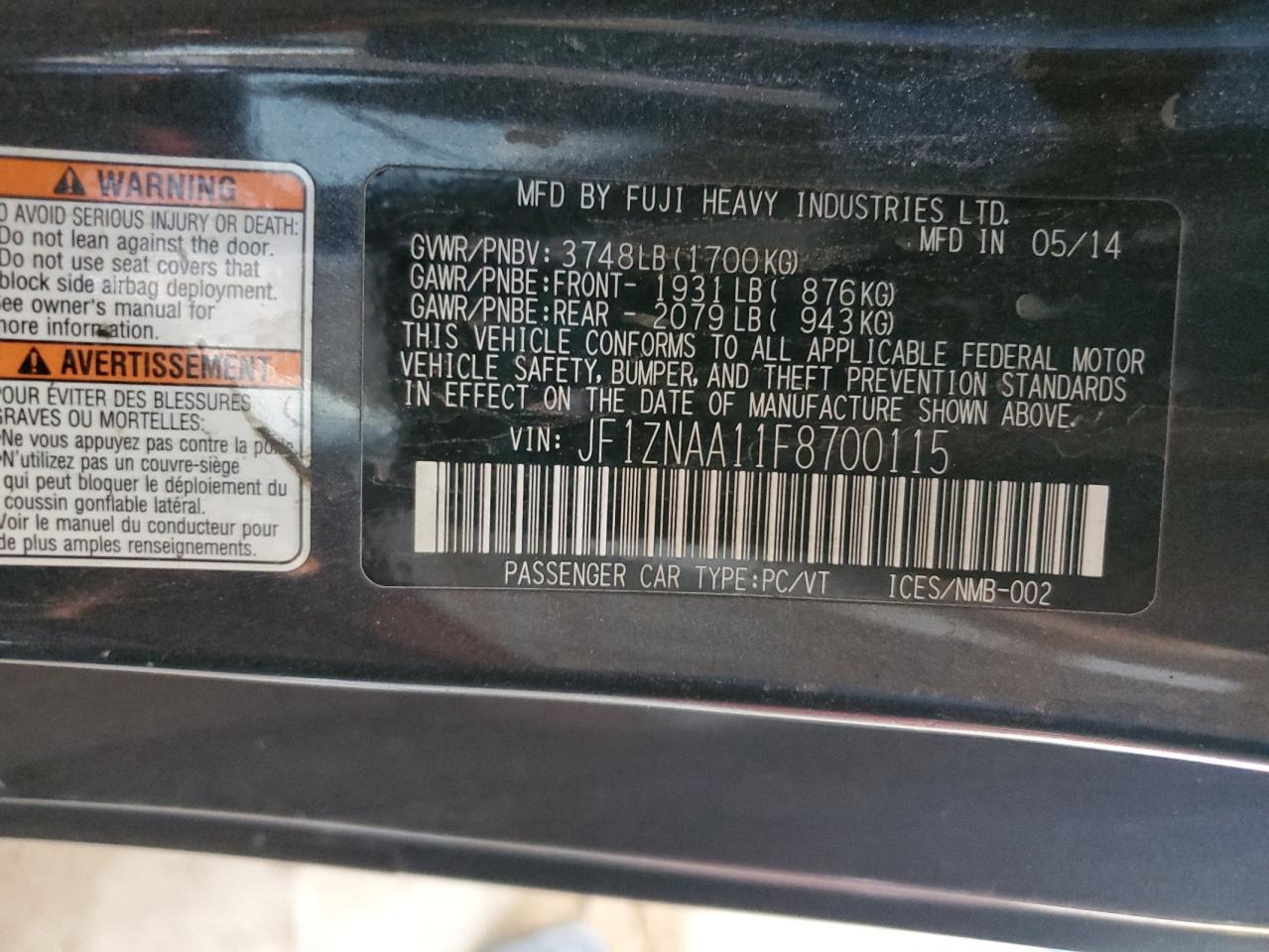 2015 Scion Fr-s Base
