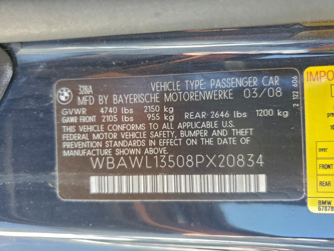 2008 BMW 328 i