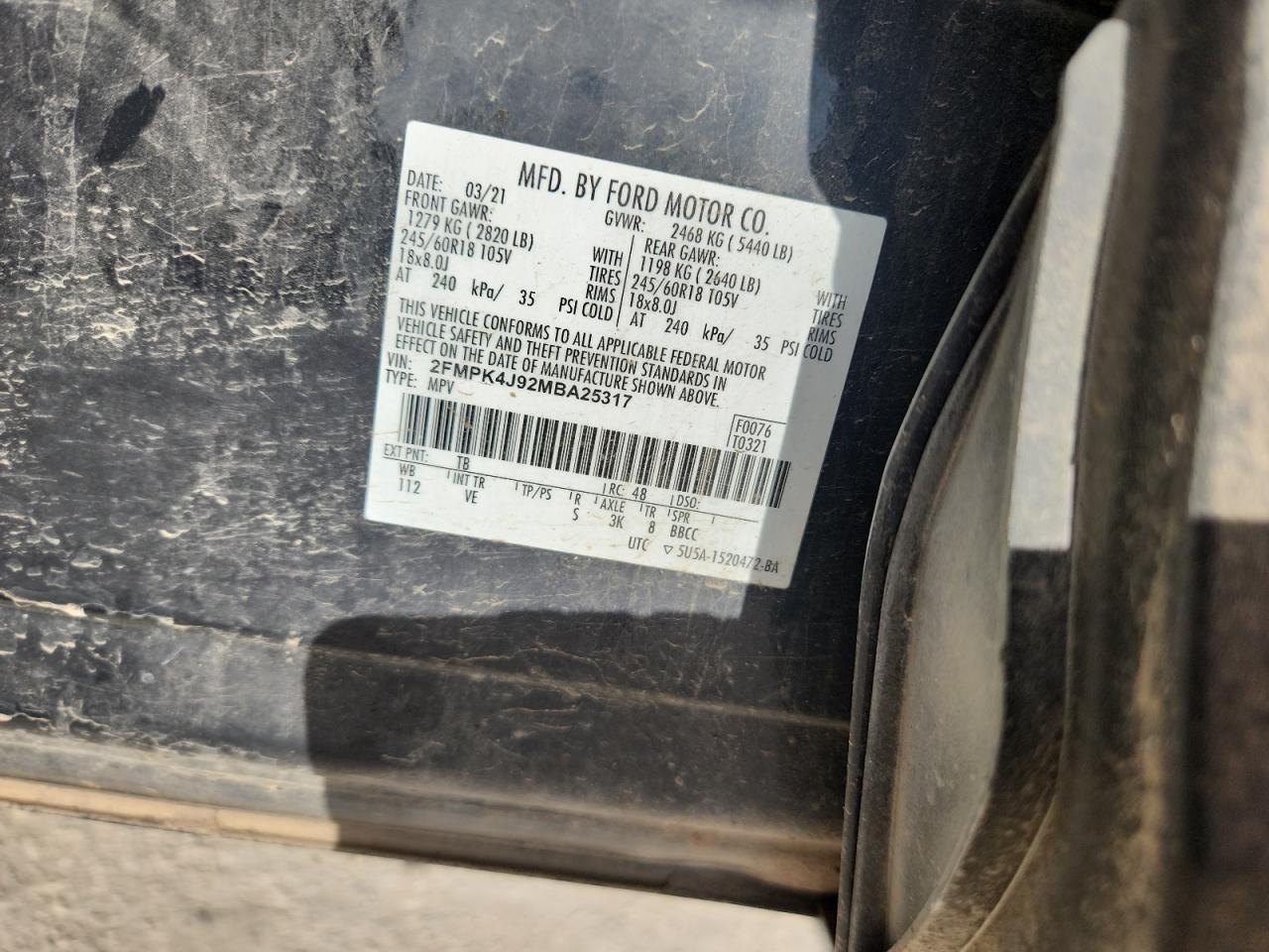 2021 Ford Edge sel