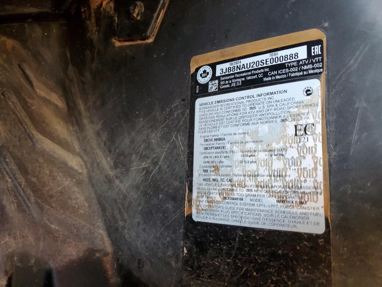 2025 Can-Am Maverick R Max Utility Vehicle