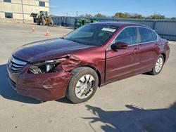 Honda salvage cars for sale: 2012 Honda Accord lx