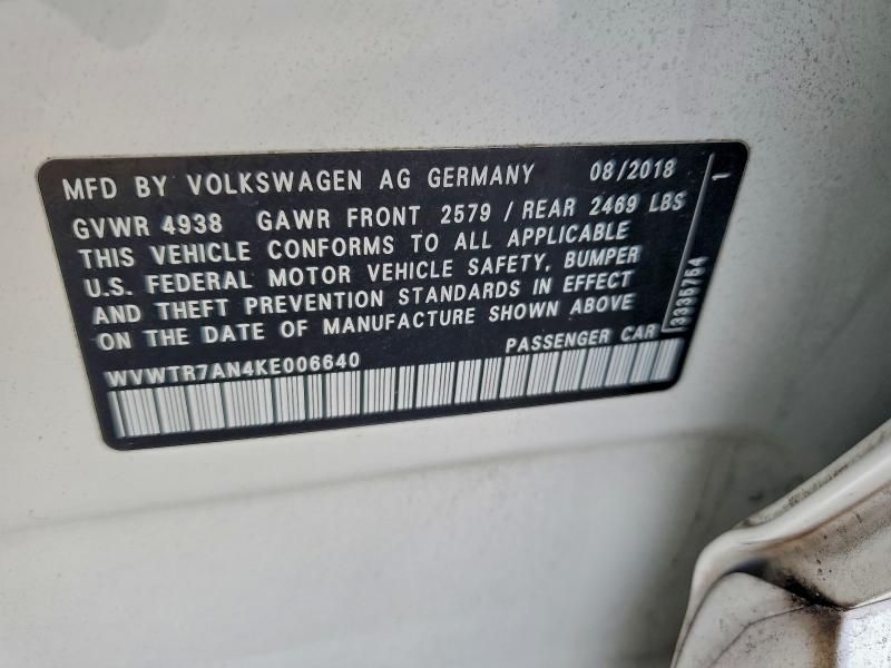 2019 Volkswagen Arteon sel Premium