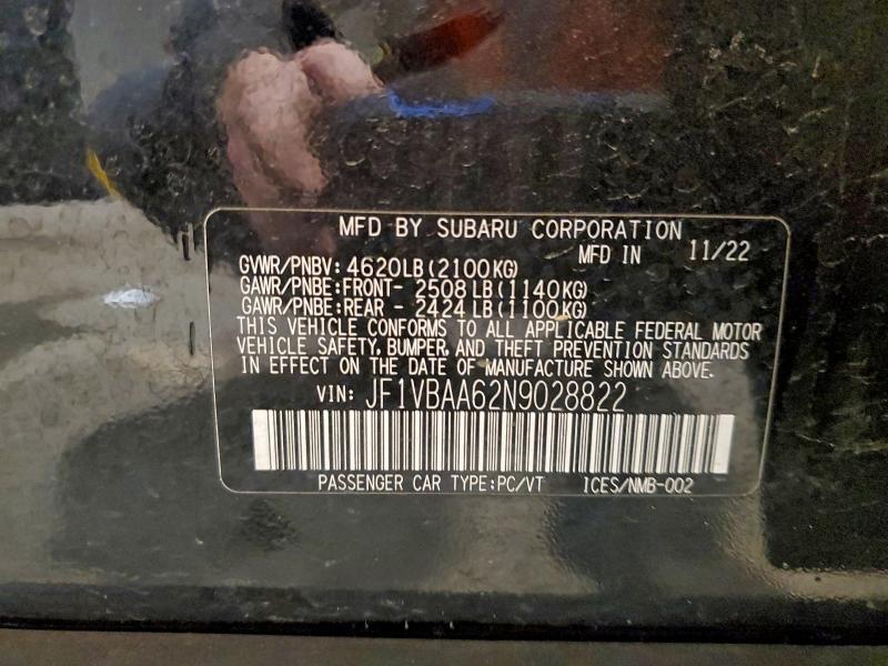 2022 Subaru WRX