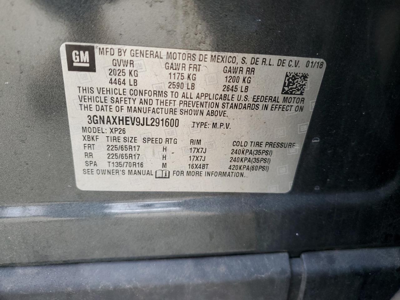 2018 Chevrolet Equinox ls