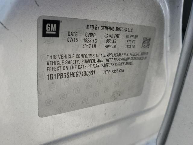 2016 Chevrolet Cruze Limited ls