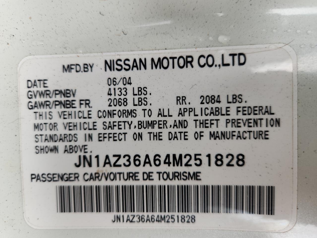 2004 Nissan 350z Roadster