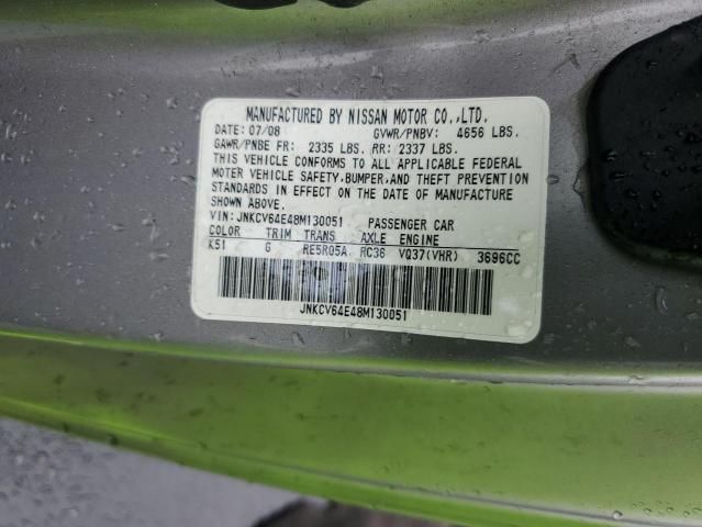 2008 Infiniti G37 Base