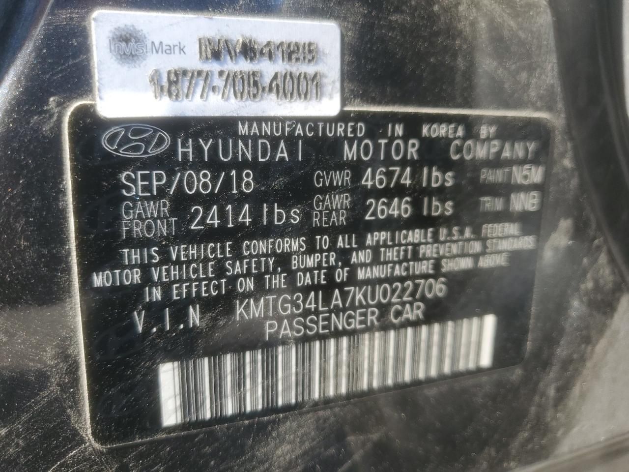 2019 Genesis G70 Elite