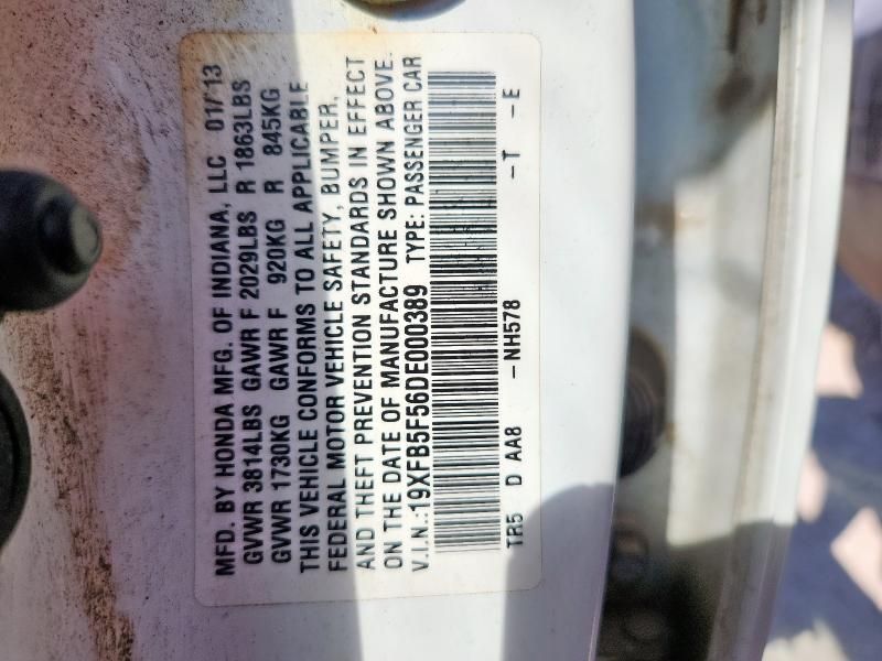 2013 Honda Civic Natural gas