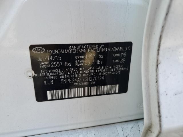 2016 Hyundai Sonata se