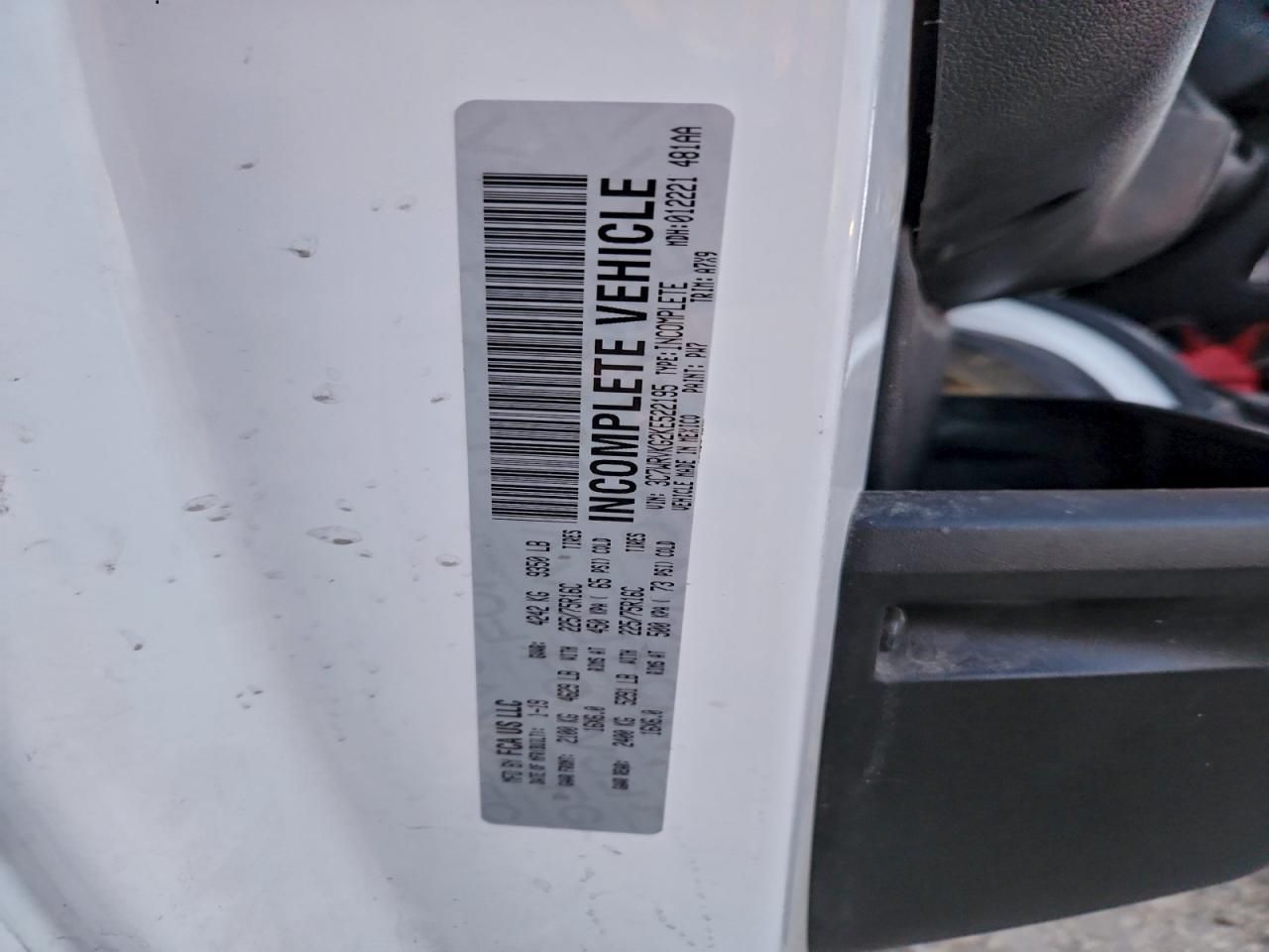 2019 Dodge RAM Promaster Cutaway 35