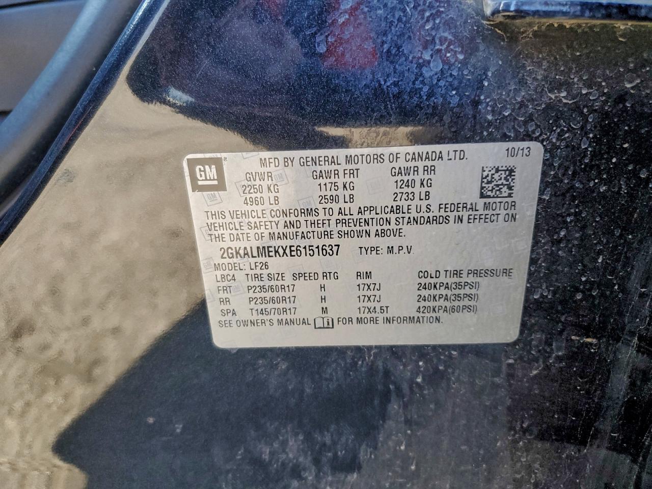 2014 GMC Terrain sle