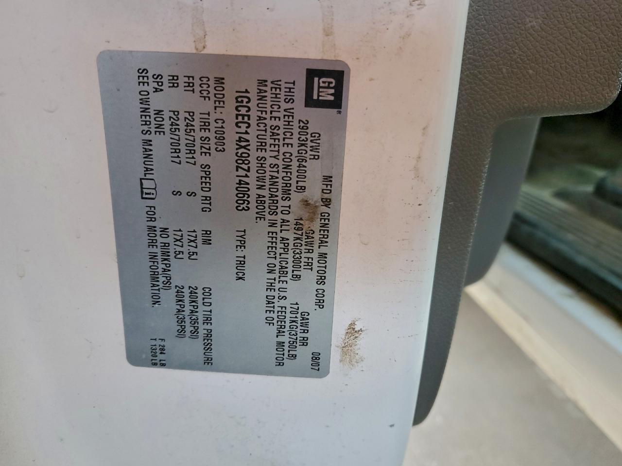 2008 Chev Rolet Silverado Utility / Service Truck