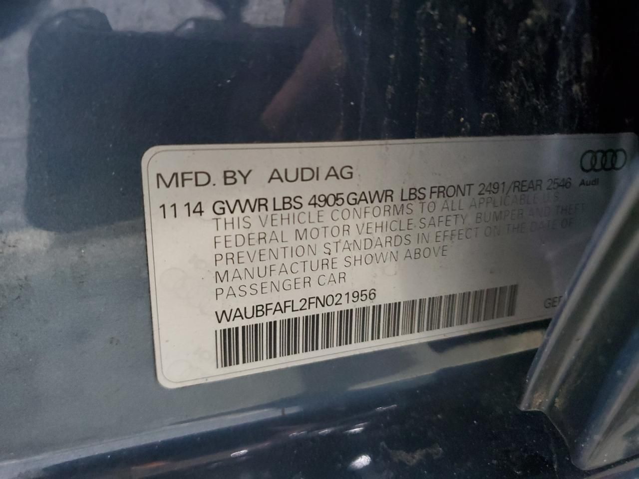 2015 Audi A4 Premium