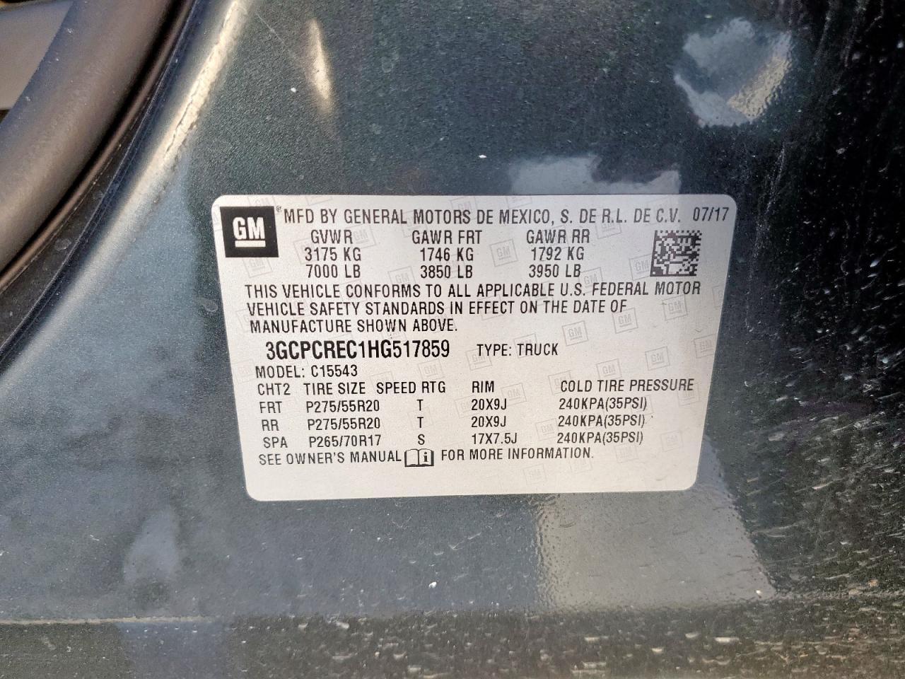 2017 Chevrolet Silverado C1500 lt