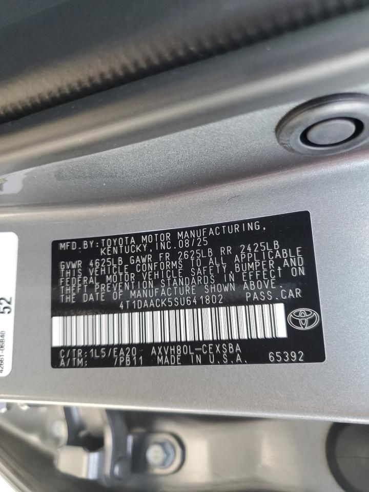 2025 Toyota Camry xse