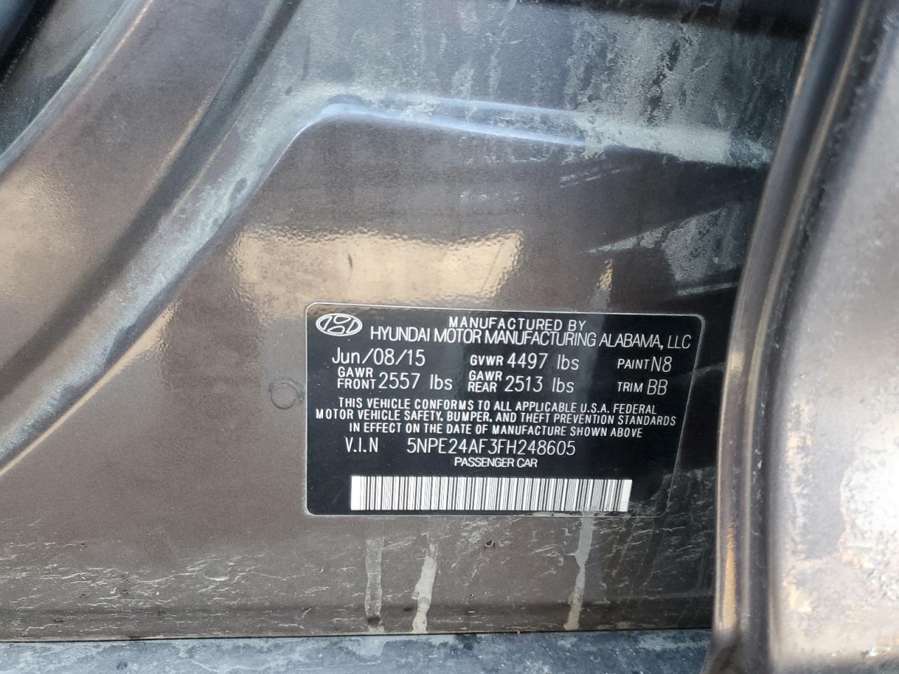 2015 Hyundai Sonata se