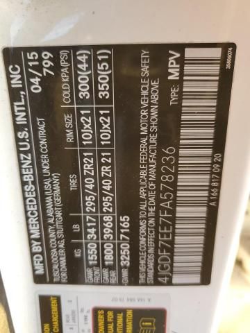 2015 Mercedes-Benz Gl 63 amg