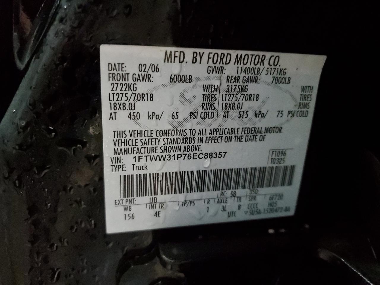 2006 Ford F350 srw Super Duty