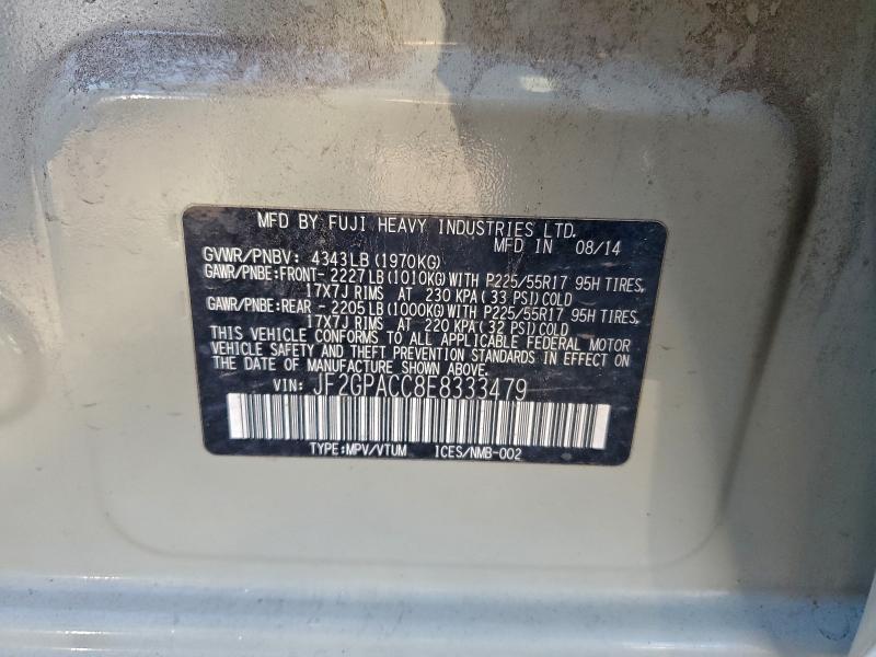 2014 Subaru Xv Crosstrek 2.0 Premium