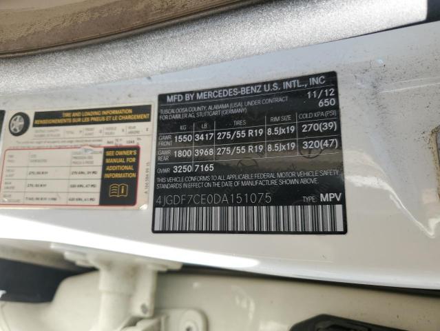 2013 Mercedes-Benz Gl 450 4matic