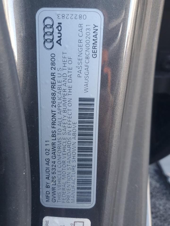 2012 Audi A7 Prestige