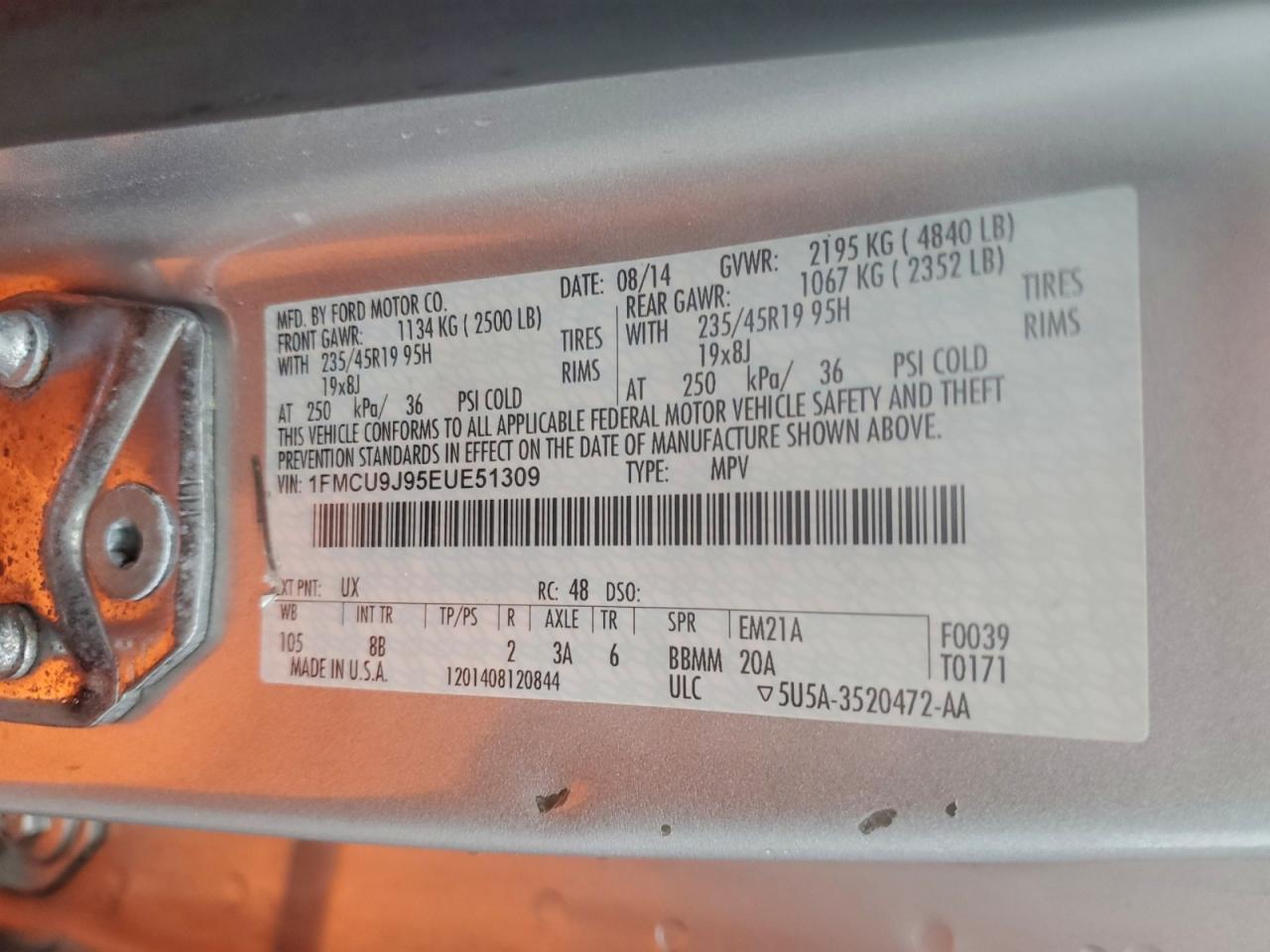 2014 Ford Escape Titanium