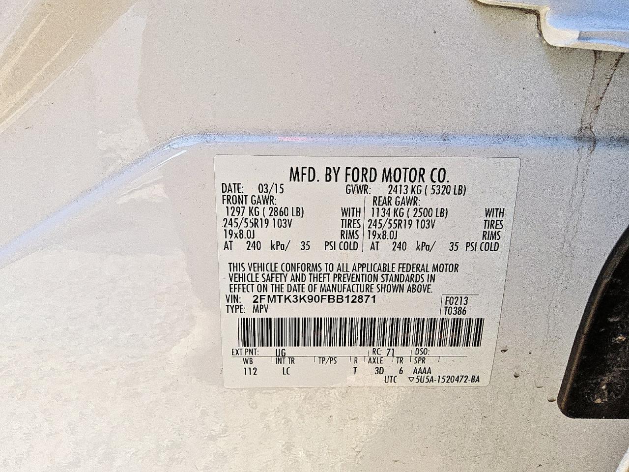 2015 Ford Edge Titanium