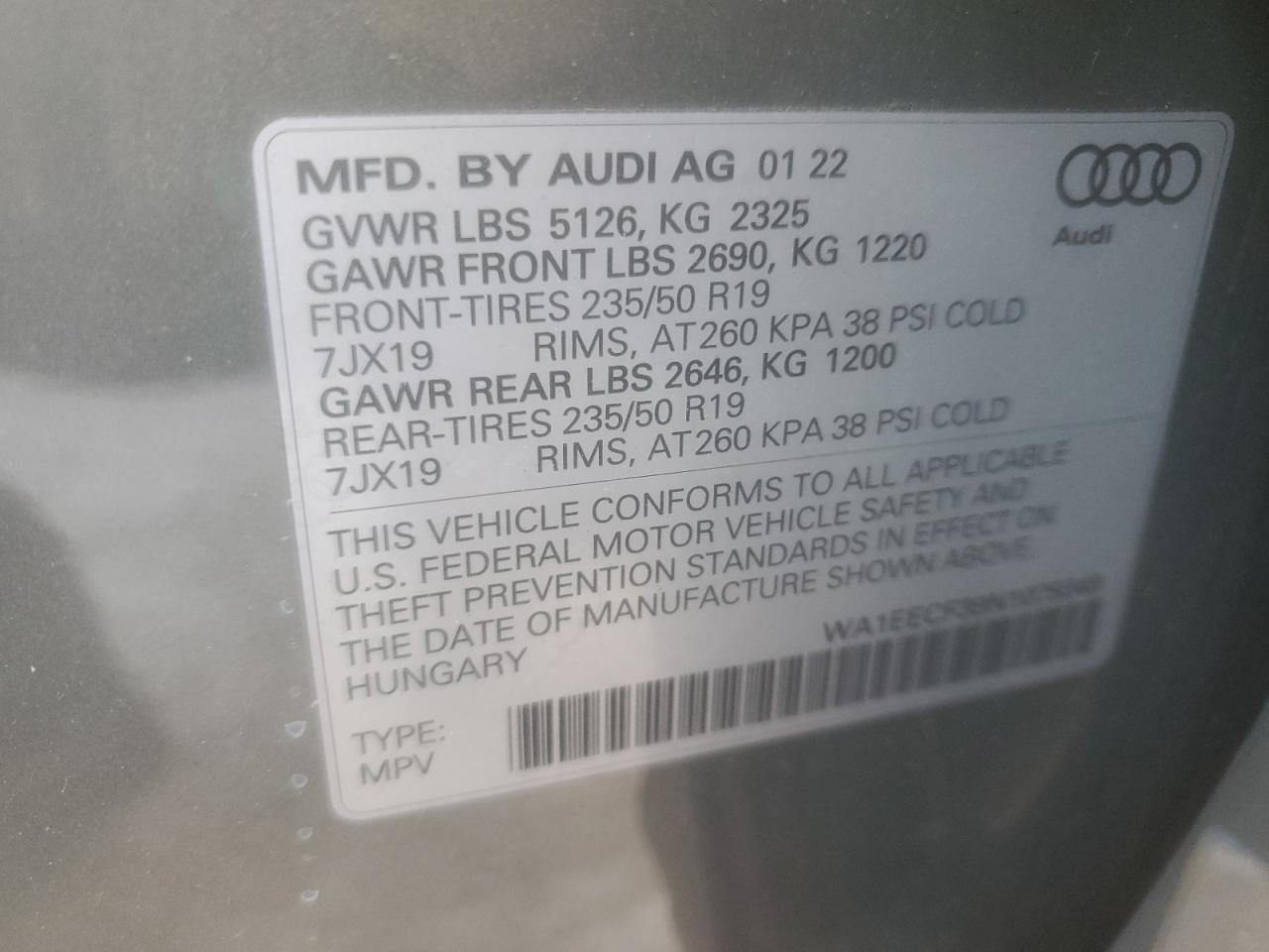 2022 Audi Q3 Premium Plus s Line 45