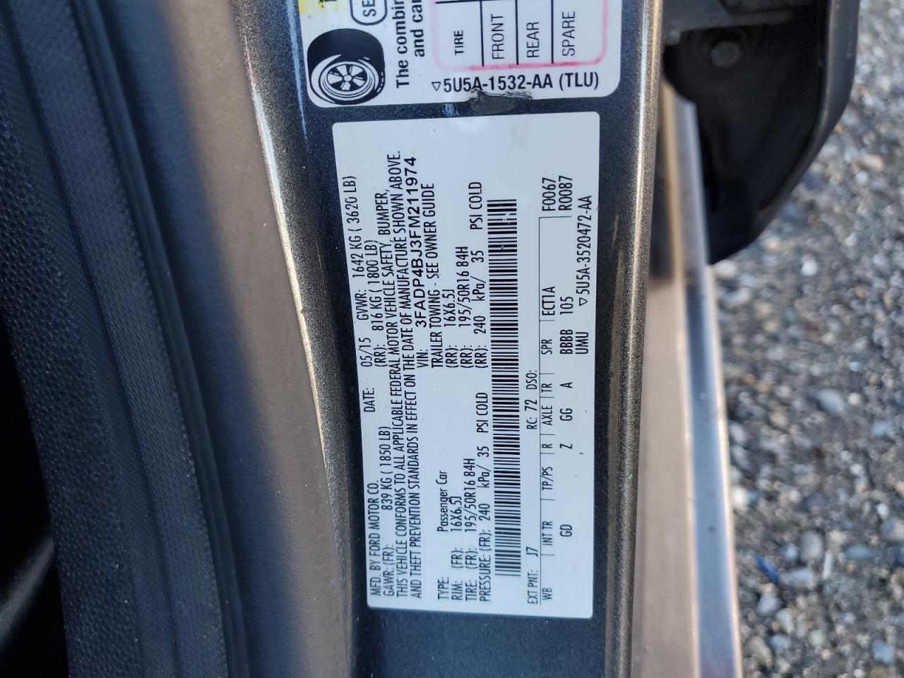 2015 Ford Fiesta se