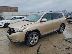 2013 Toyota Highlander Limited en venta en Kansas City, KS