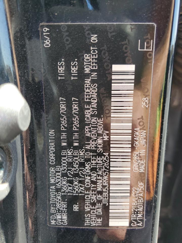 2019 Toyota 4runner Sr5/sr5 Premium