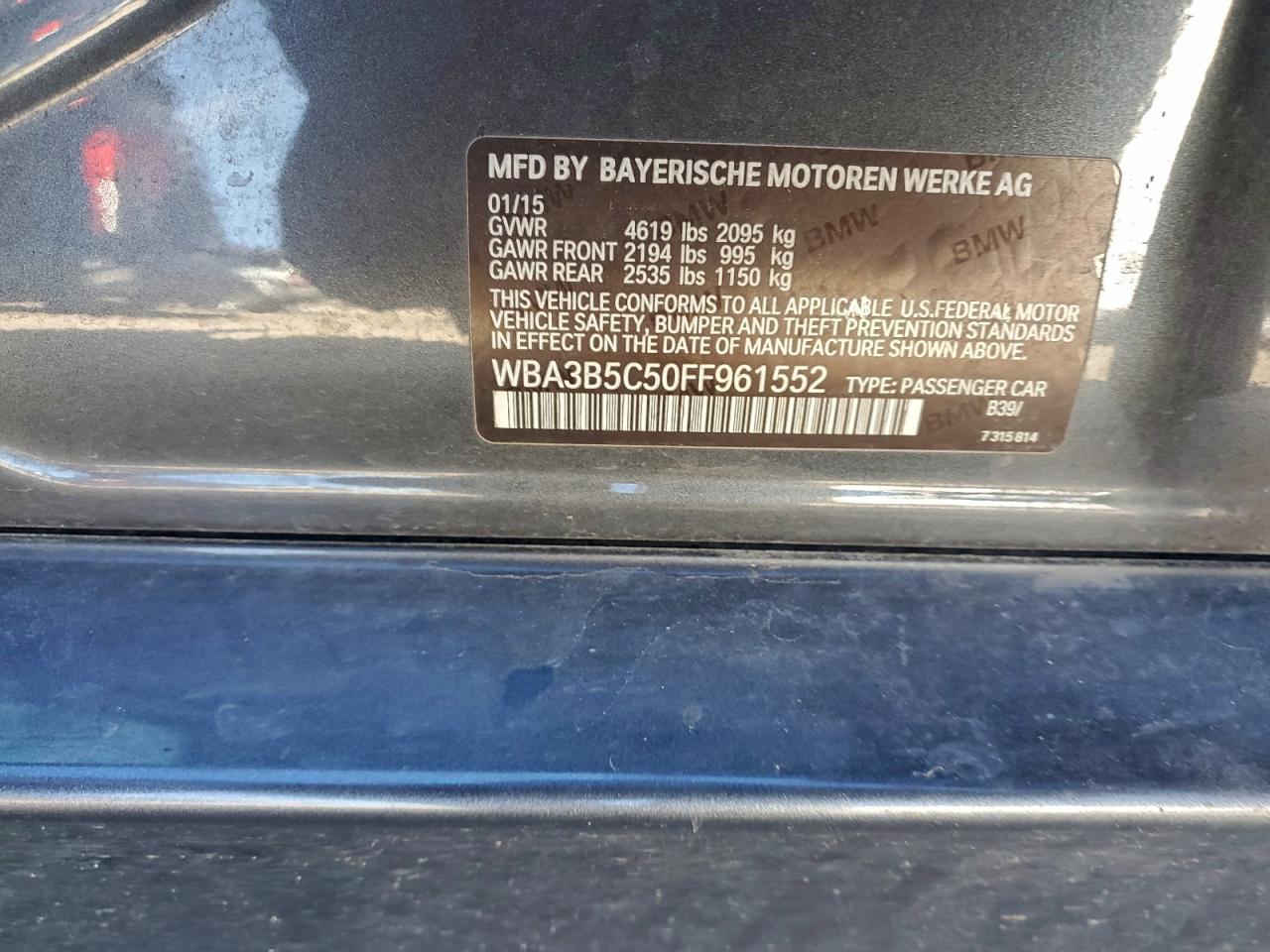 2015 BMW 328 xi Sulev