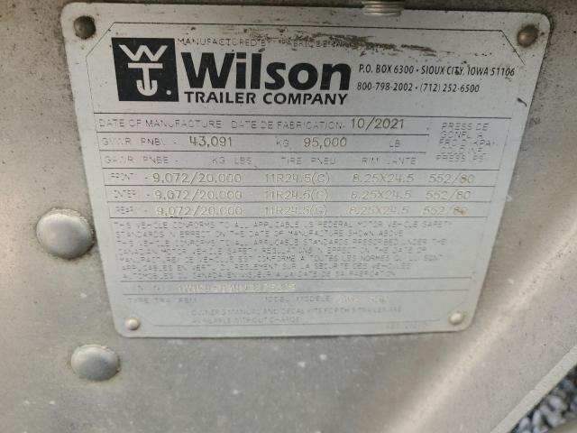 2022 Wilson Dwh-650 Grain Trailer
