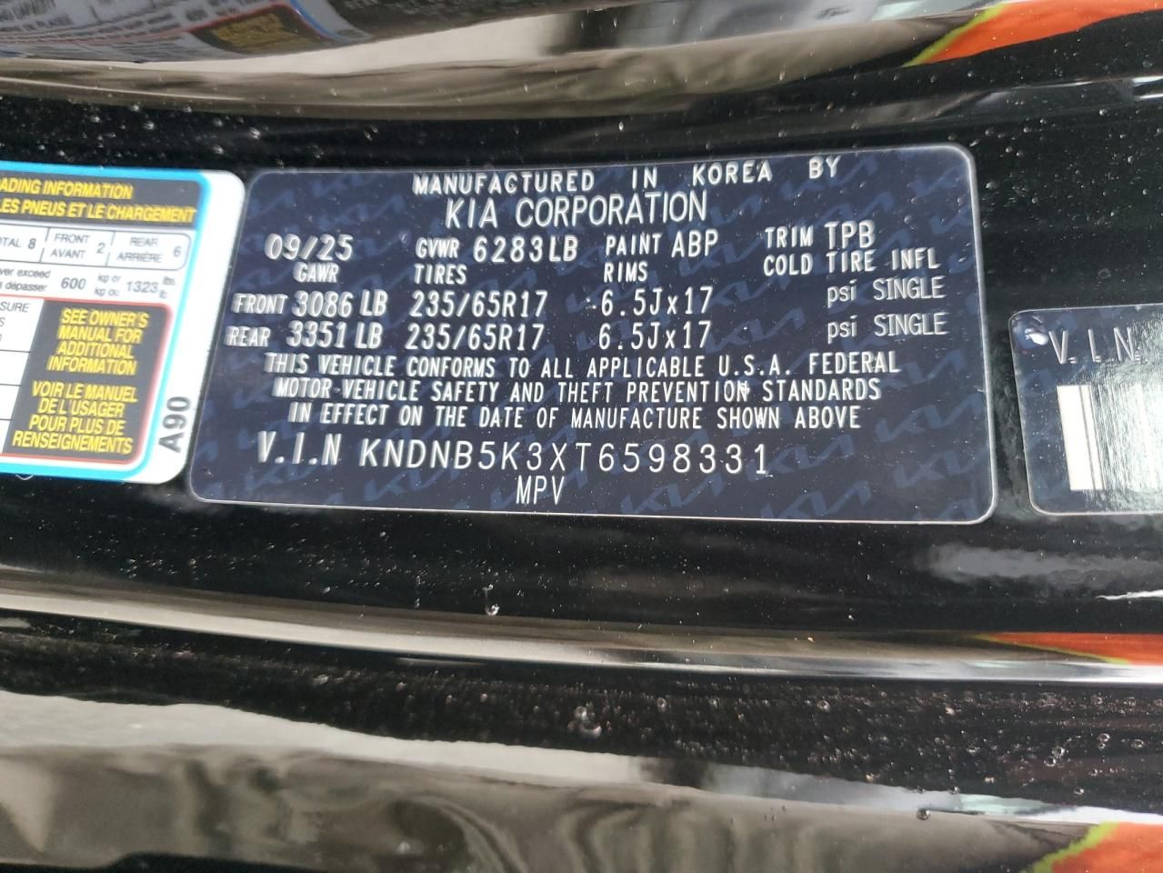 2026 KIA Carnival lx