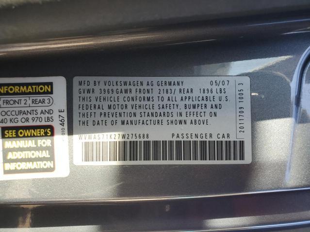 2007 Volkswagen Rabbit