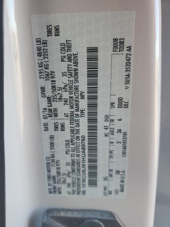 2017 Ford Escape Titanium