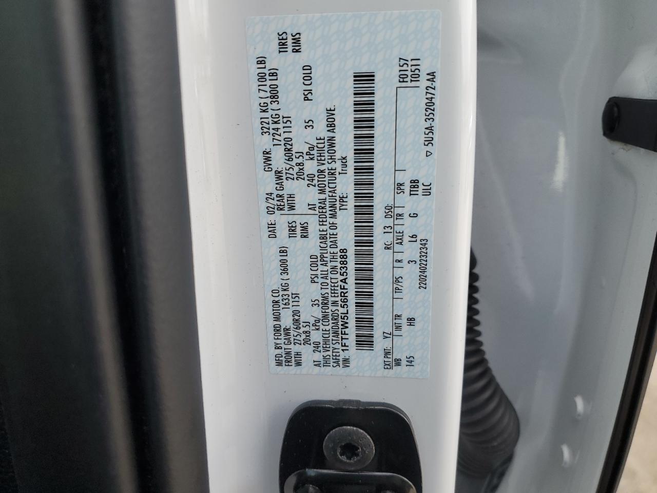 2024 Ford F150 Lariat