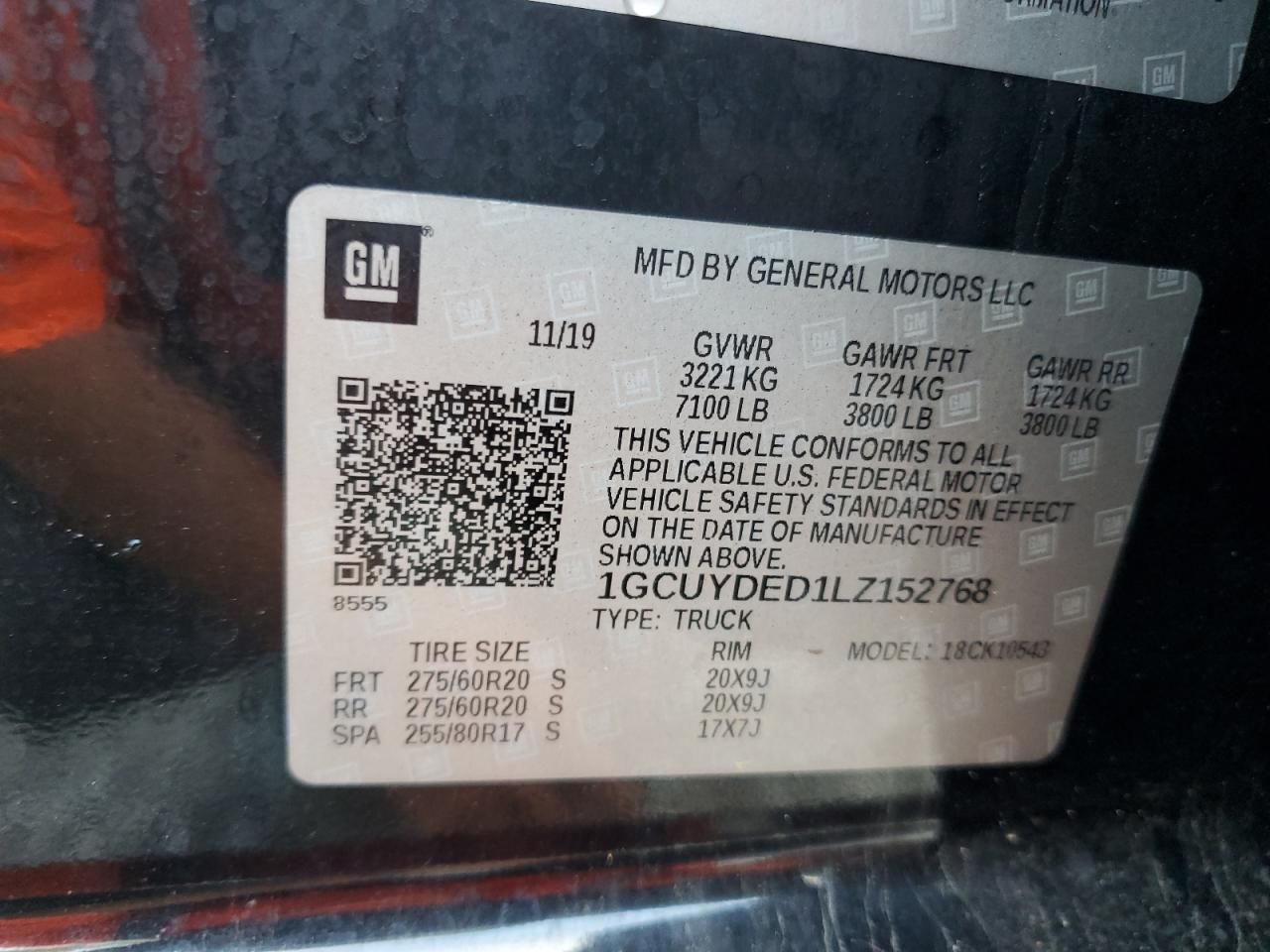 2020 Chevrolet Silverado K1500 lt