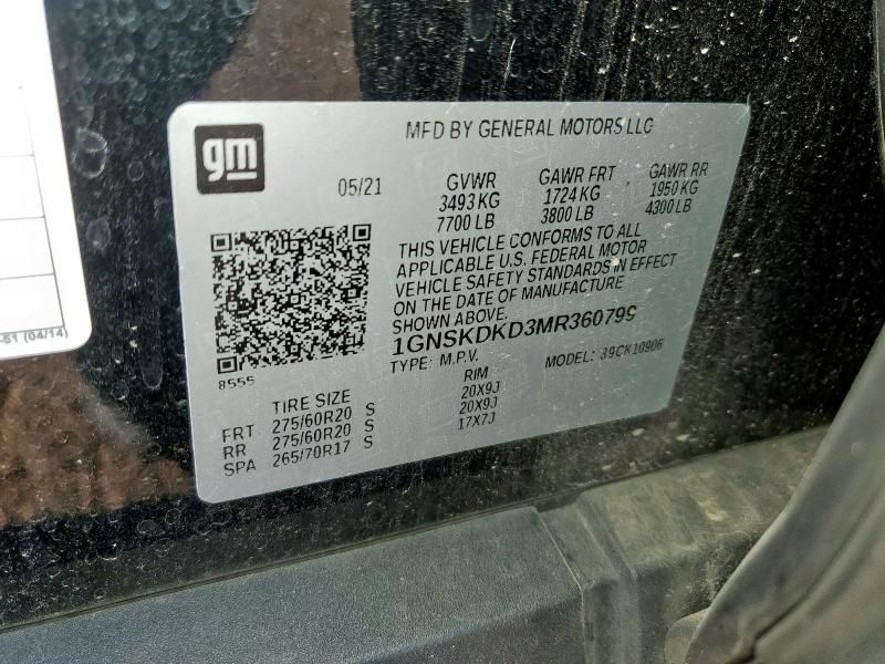 2021 Chevrolet Suburban K1500 Z71