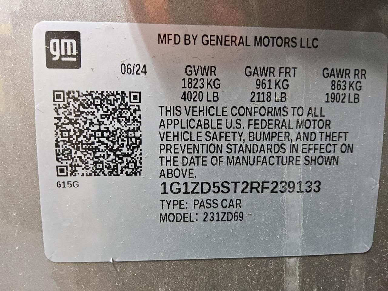 2024 Chevrolet Malibu lt