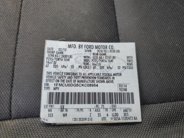 2012 Ford Escape xlt