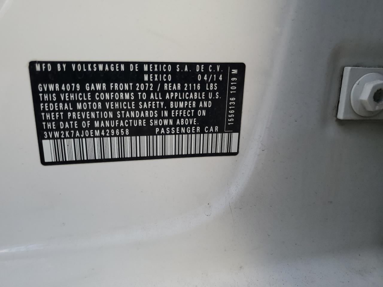 2014 Volkswagen Jetta Base