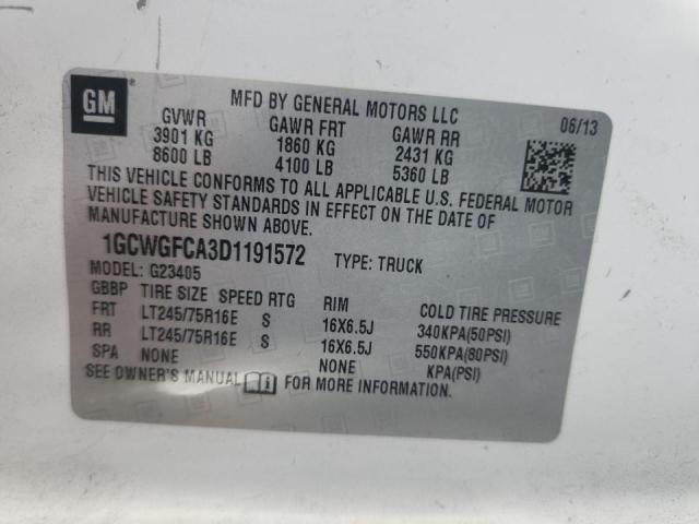 2013 Chev Rolet Express Utility / Service Van