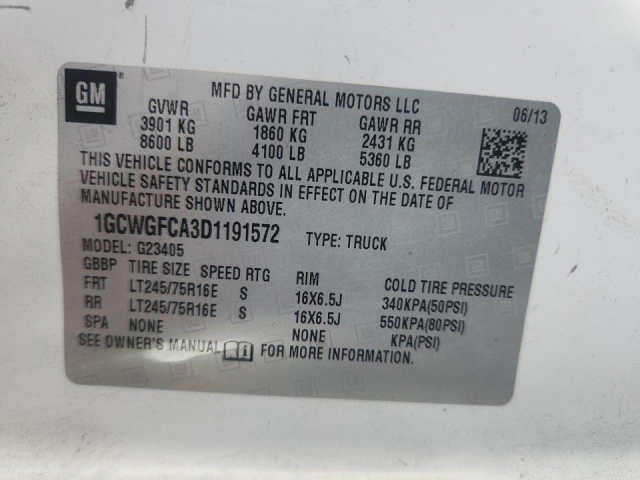 2013 Chev Rolet Express Utility / Service Van