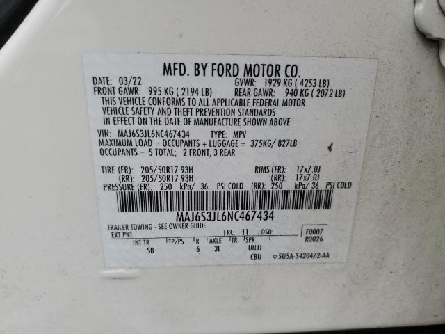 2022 Ford Ecosport ses