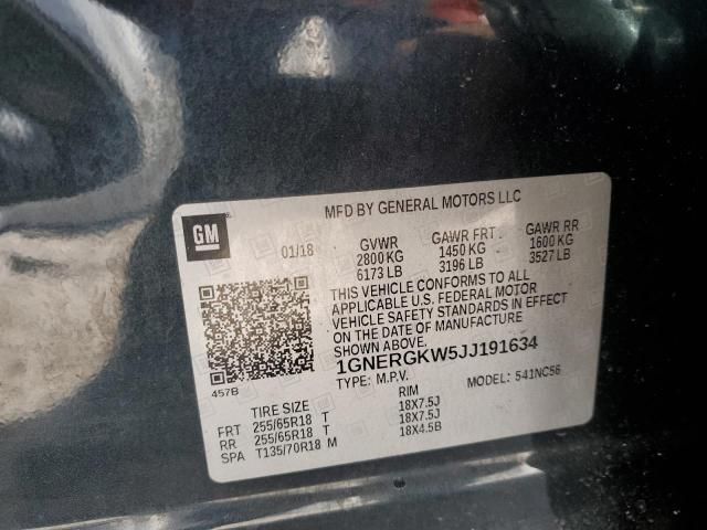 2018 Chevrolet Traverse lt