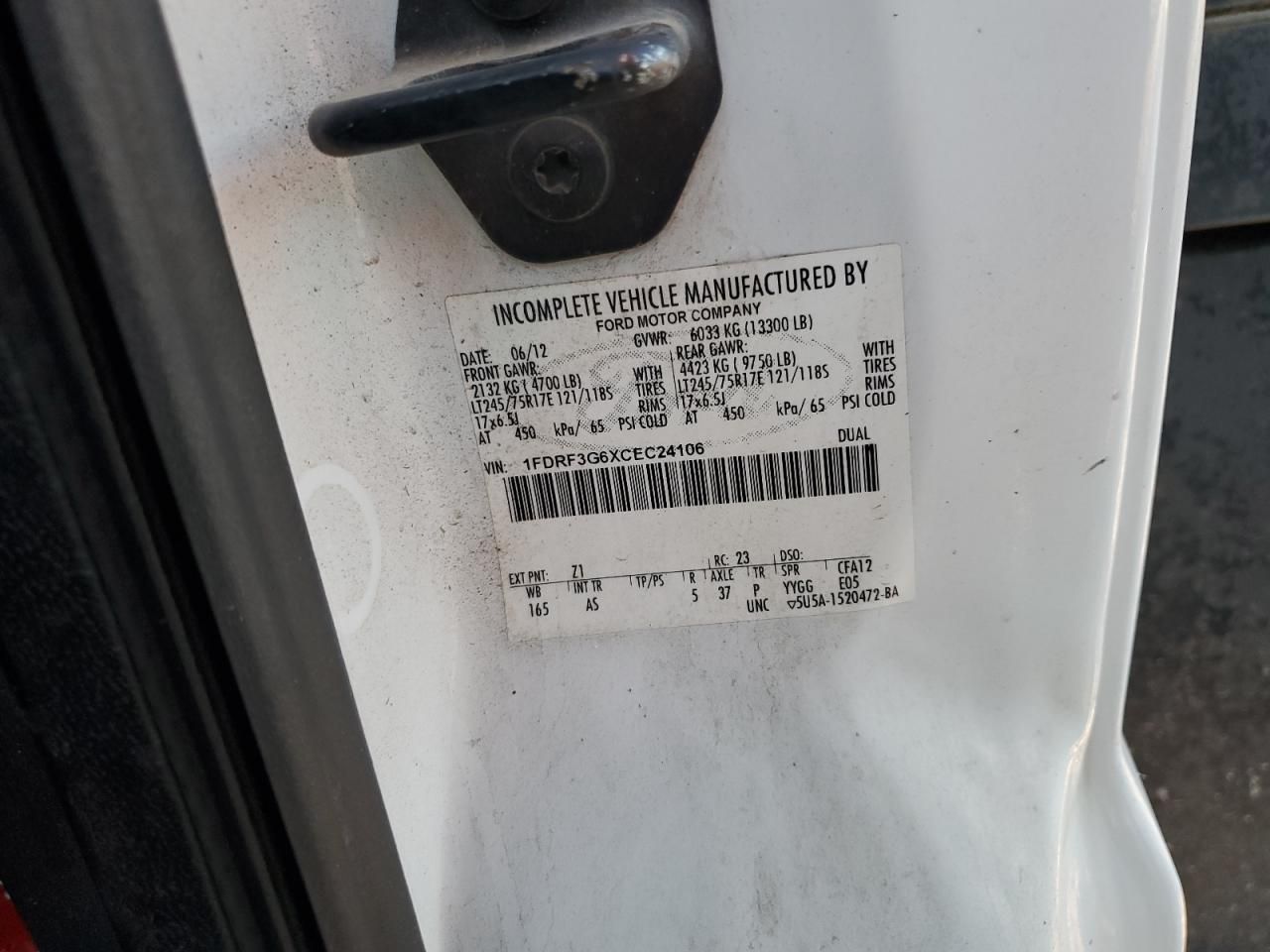 2012 Ford F350 Super Duty